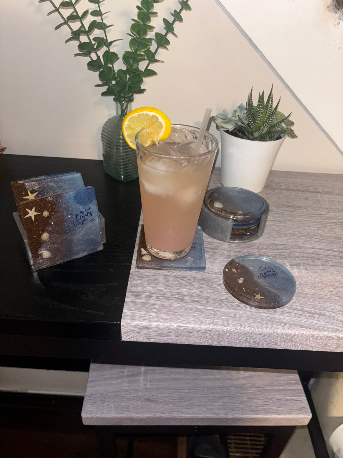 Beach coasters (round)